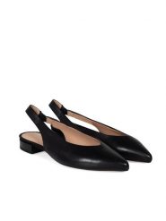 Geox Baleriny "Charyssa" | D929BA000TU | Kobieta | Czarny. Czarne balerinki damskie Geox, bez wzorów, ze skóry. W wyprzedaży za 299.00 zł.