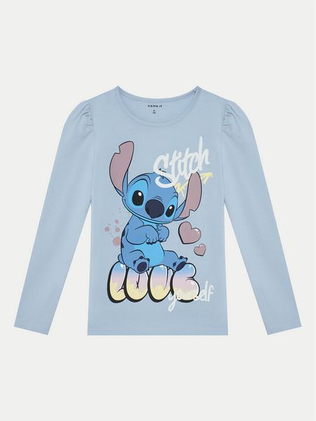 NAME IT Bluzka 13238278 Błękitny Regular Fit. Niebieskie bluzki i koszule dziewczęce Name it, bez wzorów, z bawełny, bez kołnierzyka, bez ramiączek. Za 39.99 zł.