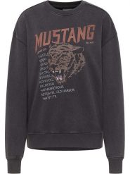 Mustang Bluza w kolorze antracytowym rozmiar: XL. Czarne bluzy damskie Mustang, xl, bez wzorów, z bawełny, bez kaptura. Za 149.31 zł.
