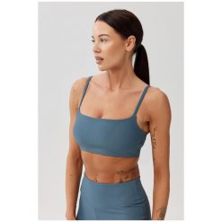 Stanik sportowy fitness Rough Radical Aven Sports Bra. Niebieskie biustonosze sportowe damskie ROUGH RADICAL, bez wzorów. Za 139.90 zł.