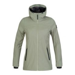 Damska kurtka narciarska Hannah Akame. Zielone kurtki damskie Hannah, bez wzorów, bez kaptura. Za 524.20 zł.