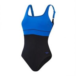 Damski kostium kąpielowy 1-częściowy Speedo Eco Contoureclipse. Czarne stroje jednoczęściowe Speedo, bez wzorów. Za 264.00 zł.