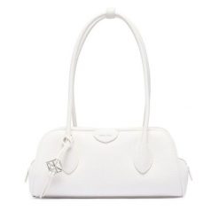 Torebka Calvin Klein. Białe torebki klasyczne damskie Calvin Klein, z nylonu, bez dodatków. Za 649.99 zł.