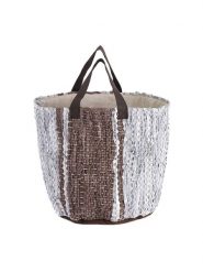 Tomasucci Torba w kolorze brązowym na zakupy - 30 x Ø 30 cm rozmiar: onesize. Brązowe shopper bag Tomasucci, bez wzorów, z bawełny, bez dodatków. Za 109.78 zł.