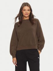 Deha Bluza C12131 Brązowy Regular Fit. Brązowe bluzy damskie Deha, s, bez wzorów, z bawełny, bez kaptura. Za 539.99 zł.