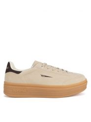 Sprandi Sneakersy V12-785 Beżowy. Brązowe obuwie sportowe damskie Sprandi, ze skóry, bez zapięcia. Za 119.99 zł.