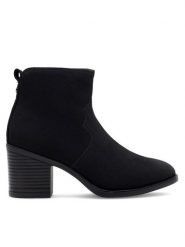 Clara Barson Botki ELSI WYL3546-1 Czarny. Czarne botki damskie Clara Barson, z syntetyku, bez obcasa, na słupku, bez zapięcia. Za 129.99 zł.