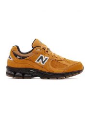 New Balance Skórzane sneakersy "M2002" w kolorze jasnobrązowym rozmiar: 39,5. Brązowe obuwie sportowe damskie New Balance, z materiału. Za 461.21 zł.