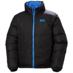 Damska odwracalna kurtka puchowa Helly Hansen Yu 23. Niebieskie kurtki damskie Helly Hansen, bez wzorów, z puchu, bez kaptura. Za 549.40 zł.