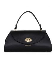 Mia Tomazzi Skórzana torebka "Bardelli" w kolorze czarnym - 33 x 15 x 15 cm rozmiar: onesize. Czarne torebki klasyczne damskie Mia Tomazzi, z materiału, przez ramię, bez dodatków. Za 304.99 zł.