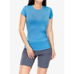 Koszulka merino damska termoaktywna Sensor Merino Active Tee S/S. Niebieskie koszulki sportowe damskie Sensor, s, bez wzorów, bez ramiączek. Za 266.99 zł.