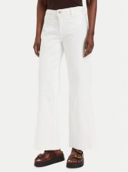 Guess Jeansy W6GB15 W1886 Kremowy Wide Leg. Białe jeansy damskie Guess. Za 434.99 zł.