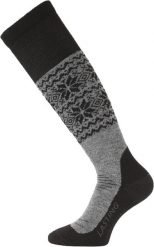 Skarpety narciarskie uniseks Lasting SWB 800 Merino 85%. Czarne skarpetki damskie LASTING, bez wzorów, z dzianiny. Za 98.00 zł.