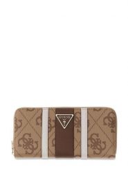 Guess Portfel 181207 Brązowy. Brązowe portfele damskie Guess, z aplikacjami. Za 339.99 zł.