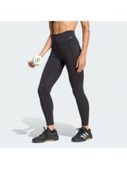 Adidas Legginsy Optime Workout KA0186 Czarny Slim Fit. Czarne legginsy damskie Adidas, m, bez wzorów, z syntetyku, na fitness i siłownię. Za 259.99 zł.