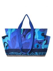 BLE Shopper bag w kolorze niebieskim - 48 x 38 x 18 cm rozmiar: onesize. Niebieskie shopper bag BLE, bez wzorów, z materiału, na ramię, bez dodatków. Za 72.45 zł.