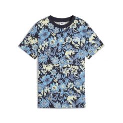 Młodzieżowa koszulka Essentials Nature 2.0 PUMA Cool Blue. Niebieskia bluzki damskie Puma, m, bez wzorów, eleganckie, bez kołnierzyka, bez ramiączek. Za 109.00 zł.