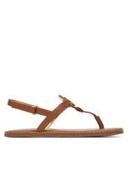 MICHAEL Michael Kors Sandały MK01394200 Brązowy. Brązowe sandały dziewczęce MICHAEL Michael Kors, ze skóry, bez obcasa, bez zapięcia. Za 179.99 zł.