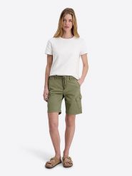 Timezone Bojówki "Marla" w kolorze khaki rozmiar: W25. Brązowe szorty damskie Timezone, bez wzorów, z tkaniny. Za 148.96 zł.