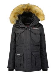 Geographical Norway Parka "Baliverne" w kolorze czarnym rozmiar: L. Czarne parki damskie Geographical Norway, l, bez kaptura. Za 188.85 zł.