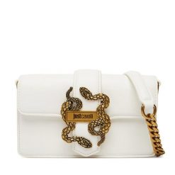 Torebka Just Cavalli. Białe torebki wieczorowe damskie Just Cavalli, bez wzorów, bez dodatków. Za 614.99 zł.