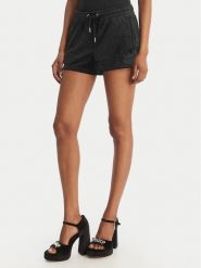 Juicy Couture Szorty sportowe Tamia JCWHS126305 Czarny Regular Fit. Czarne spodenki sportowe damskie Juicy Couture, xs, bez wzorów, z syntetyku. Za 239.99 zł.