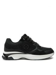 MEXX Sneakersy MI001009543W-01 Czarny. Czarne obuwie sportowe damskie Mexx, ze skóry, bez zapięcia. Za 209.99 zł.