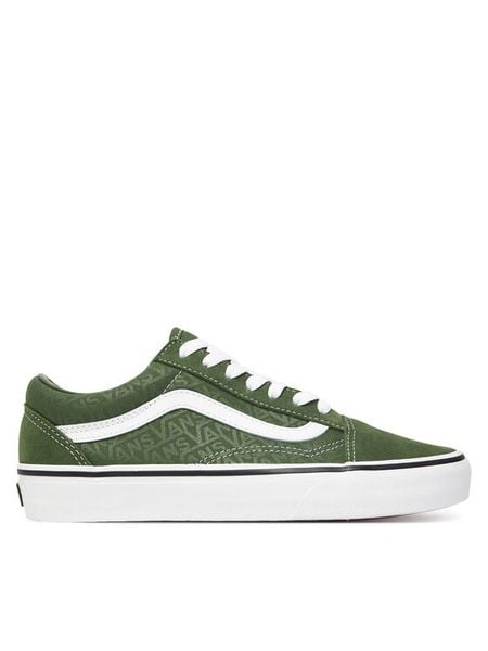 Vans Tenisówki Old Skool VN000D2VZ3R1 Zielony. Zielone buty sportowe chłopięce Vans, z materiału, bez zapięcia. Za 169.99 zł.