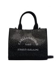 KARL LAGERFELD Torebka B4W50026 Czarny. Czarne torebki klasyczne damskie KARL LAGERFELD, z materiału, bez dodatków. Za 549.99 zł.