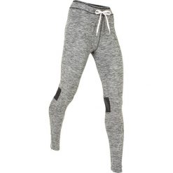 Legginsy sportowe, długie, LEVEL 3 bonprix czarny melanż. Czarne legginsy damskie bonprix, melanż. Za 89.99 zł.