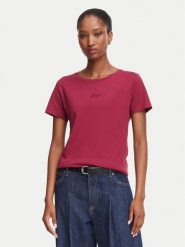 BOSS T-Shirt C_Elove 50554696 Czerwony ciemny Slim Fit. Czerwone t-shirty damskie Boss, m, bez wzorów, z bawełny, bez kołnierzyka. Za 229.99 zł.