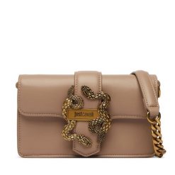 Torebka Just Cavalli. Brązowe torebki wieczorowe damskie Just Cavalli, bez wzorów, bez dodatków. Za 689.99 zł.