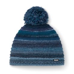 Czapka Eisbar Mikata Pompon MÜ. Niebieskie czapki damskie Eisbär, bez wzorów. Za 249.90 zł.