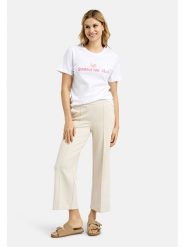 Smith & Soul Koszulka w kolorze białym rozmiar: L. Białe koszulki damskie Smith & Soul, l, bez wzorów, z bawełny, bez kołnierzyka, bez ramiączek. Za 78.99 zł.