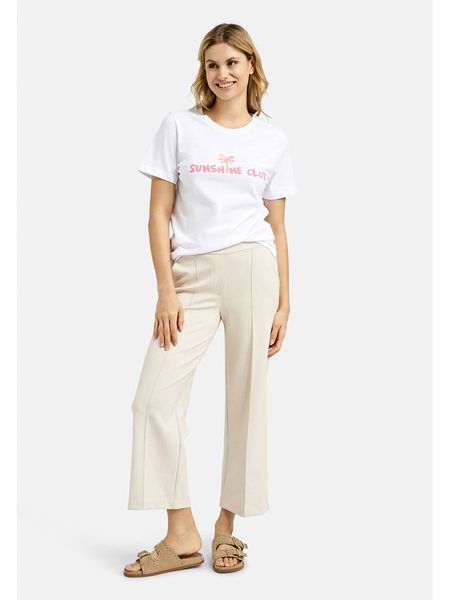 Smith & Soul Koszulka w kolorze białym rozmiar: L. Białe koszulki damskie Smith & Soul, l, bez wzorów, z bawełny, bez kołnierzyka, bez ramiączek. Za 78.99 zł.