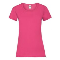 Koszulka Damska Valueweight. Czerwone bluzki damskie Fruit of the Loom, s, bez wzorów, sportowe, bez kołnierzyka, bez ramiączek. Za 30.99 zł.