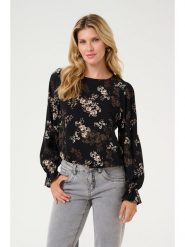 Cream Bluzka "Alora" w kolorze czarnym rozmiar: S/M. Czarne bluzki damskie Cream, m, bez wzorów, z wiskozy, bez kołnierzyka, bez ramiączek. Za 124.95 zł.