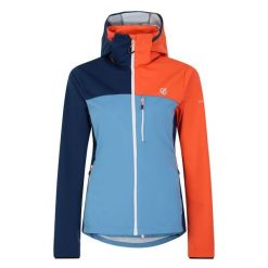 Kurtka Softshell Damska Lexan Colour Block. Brązowe kurtki sportowe damskie Dare 2b, xl, bez wzorów, z softshellu, bez kaptura. Za 131.99 zł.