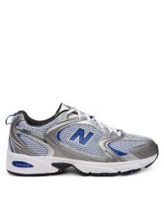 New Balance Sneakersy U530ADE Srebrny. Szare obuwie sportowe damskie New Balance, ze skóry, bez zapięcia. Za 309.99 zł.
