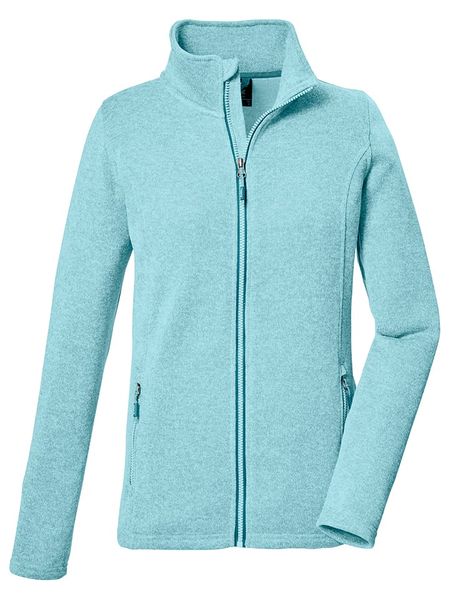 Killtec Kurtka polarowa w kolorze turkusowym rozmiar: 42. Niebieskie kurtki damskie Killtec, bez wzorów, z polaru, bez kaptura. Za 122.38 zł.