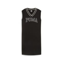 Sukienka Puma Squad Women's Dress, Kobiety. Czarne sukienki damskie Puma, bez wzorów, z bawełny, sportowe, bez ramiączek. Za 139.99 zł.