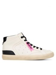 Geox Sneakersy J Gisli J564NA 000BC C0404 D Biały. Białe buty sportowe dziewczęce Geox, bez wzorów, ze skóry, bez zapięcia. Za 179.99 zł.