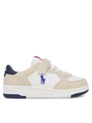 Polo Ralph Lauren Sneakersy RL05010104 Biały. Białe buty sportowe chłopięce Polo Ralph Lauren, ze skóry, bez zapięcia. Za 419.99 zł.