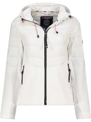 Geographical Norway Kurtka polarowa "Trendy" w kolorze białym rozmiar: S. Białe kurtki damskie Geographical Norway, s, bez wzorów, z polaru, bez kaptura. Za 144.92 zł.