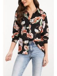 LA Angels Koszula w kolorze czarnym rozmiar: M. Czarne koszule damskie LA Angels, m, bez wzorów, z wiskozy, bez kołnierzyka, bez ramiączek. Za 86.99 zł.