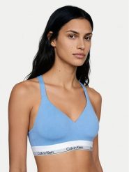 Calvin Klein Underwear Biustonosz braletka LV00QF8500 Niebieski. Niebieskie biustonosze Calvin Klein Underwear, bez wzorów, z bawełny. Za 199.99 zł.