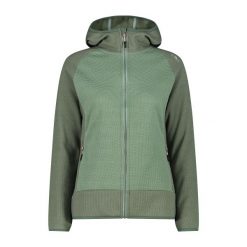 Damska kurtka z kapturem CMP. Zielone kurtki damskie CMP, bez wzorów, z kapturem. Za 300.00 zł.