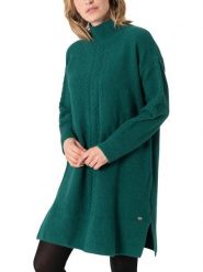 Timezone Sukienka dzianinowa w kolorze zielonym rozmiar: M. Zielone sukienki damskie Timezone, bez wzorów, z dzianiny, bez ramiączek. Za 134.85 zł.