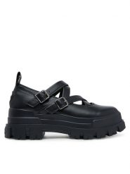 Buffalo Półbuty Aspha Ballerina Cs 1620045 Czarny. Czarne półbuty damskie Buffalo, bez wzorów, ze skóry, bez obcasa, na płaskiej podeszwie, bez zapięcia. Za 409.99 zł.