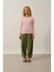 AUTHENTIC CASHMERE Kaszmirowy sweter "Ivy" w kolorze jasnoróżowym rozmiar: M. Różowe swetry klasyczne damskie AUTHENTIC CASHMERE, m, z kaszmiru, bez kołnierzyka. Za 399.03 zł.